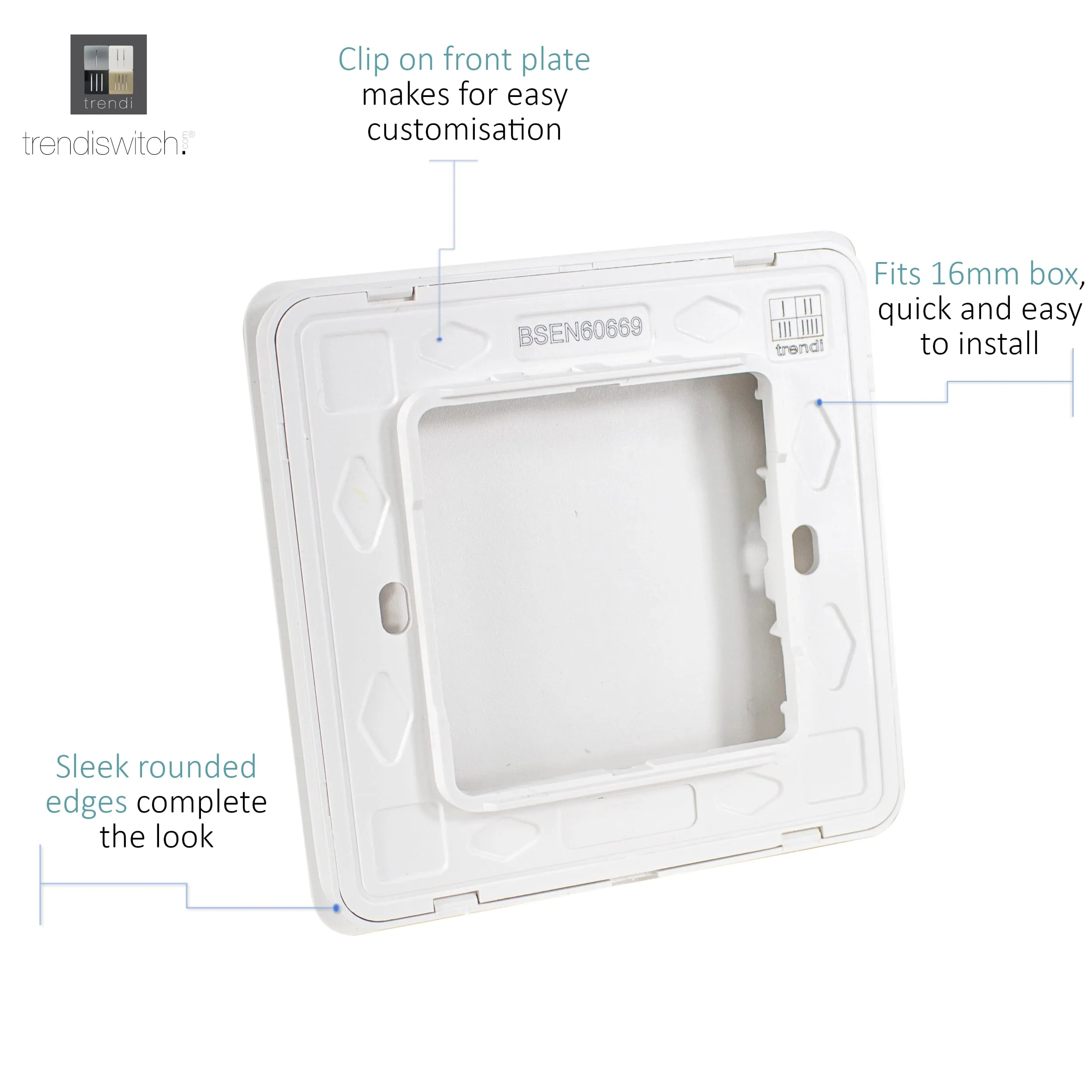 Ice White Wiring Accessories Trendi Decorative Screwless Ice White Wiring Accessories Trendi Decorative Screwless